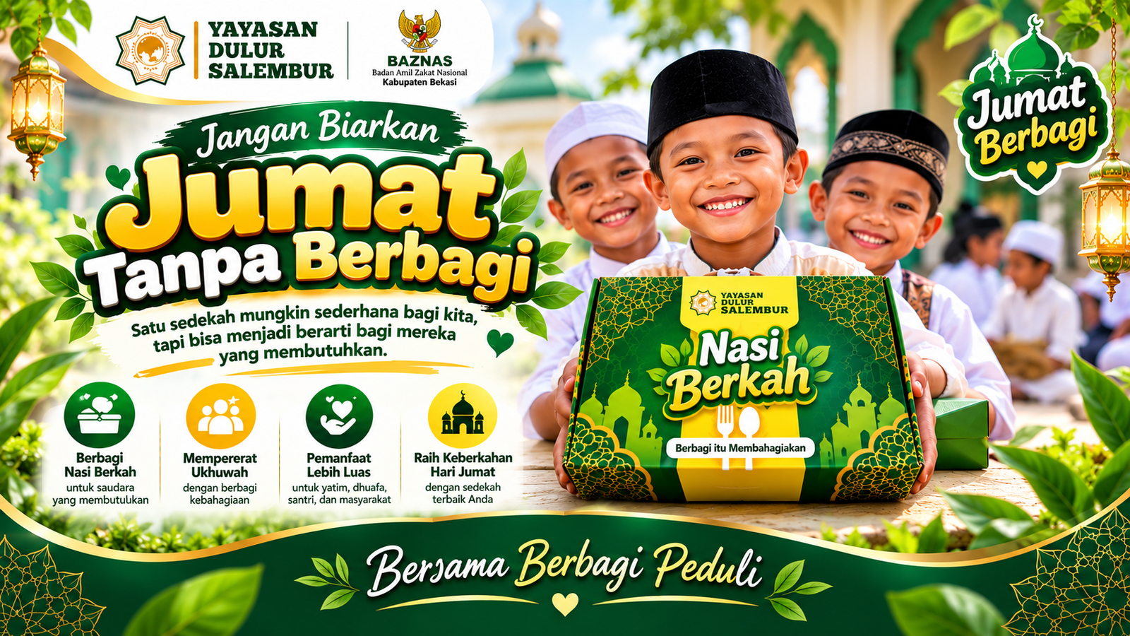 Jangan Biarkan Jumat Berlalu Tanpa Berbagi